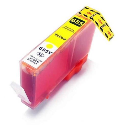 Compatível HP 655 Yellow Remanufactured