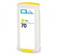 Tinta pigmentada Amarelo HP 70 compatível
