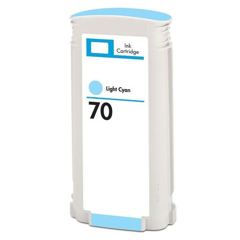 Tinta pigmentada Cyan Light HP 70 compatível