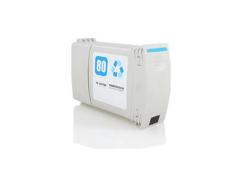 Compatível HP 80 Ciano Tinta Pigmentada