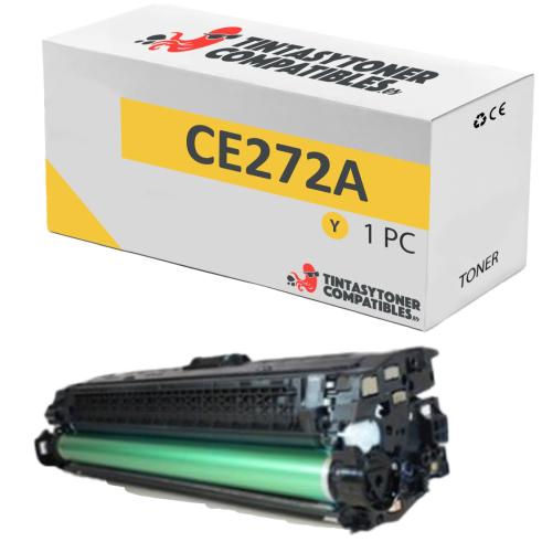 Compatível com HP CE272A / 650A amarelo