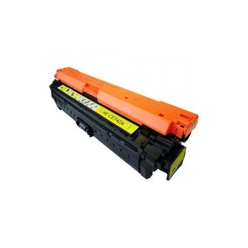 Compatível com HP CE742 amarelo