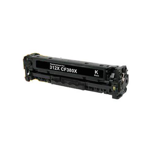 Compatível com HP CF380X preto remanufaturado