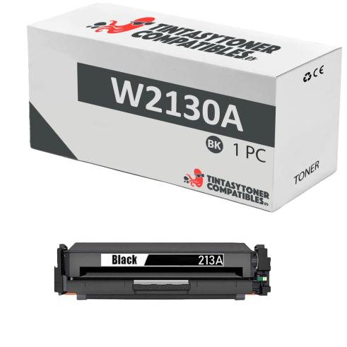 Compatível HP W2130A / HP 213A Preto