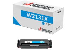 Compatível HP W2131X / HP 213X Ciano