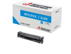 Compatível HP W2191X Ciano