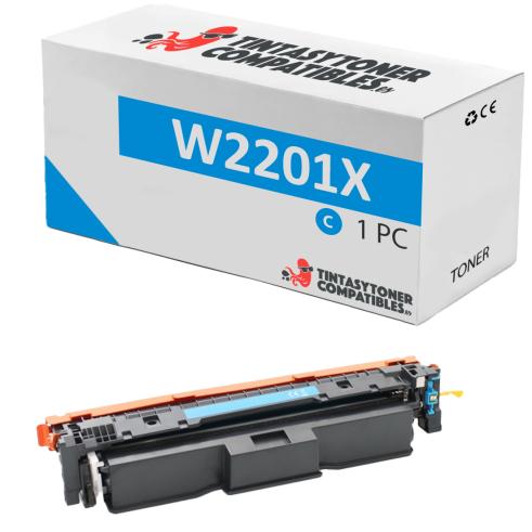 Compatível HP W2201X Ciano