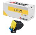 Compatível com KONICA MINOLTA BIZHUB C35 / C35P / TNP-22Y amarelo