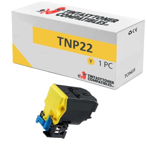 Compatível com KONICA MINOLTA BIZHUB C35 / C35P / TNP-22Y amarelo