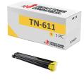 Compatível com KONICA MINOLTA BIZHUB C451 / C550 / C650 TN-611 amarelo