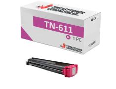 Compatível com KONICA MINOLTA BIZHUB C451 / C550 / C650 TN-611 Magenta