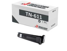 Compatível com KONICA MINOLTA BIZHUB C451 / C550 / C650 TN-611 preto