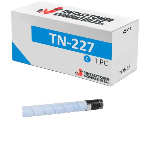 Compatível Konica Minolta TN227 Ciano