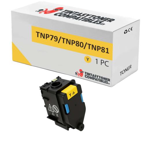 Compatível Konica Minolta TNP79 / TNP80 / TNP81 Amarelo