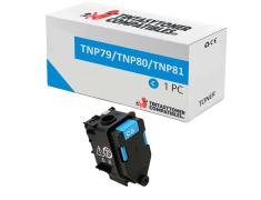 Compatível Konica Minolta TNP79 / TNP80 / TNP81 Ciano