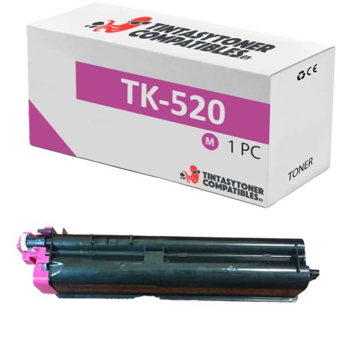 Compatível com KYOCERA TK-520 Magenta