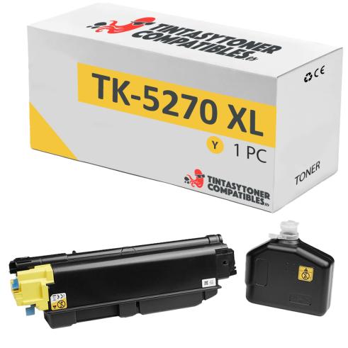 Compatível Kyocera TK-5270XL Amarelo
