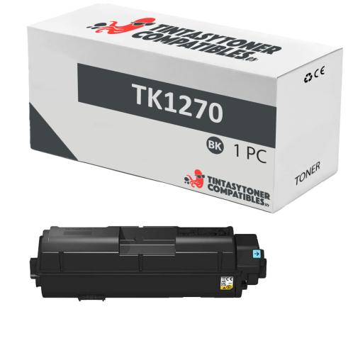 Compatível Kyocera TK1270 Preto