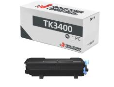 Compatível Kyocera TK3400 Preto
