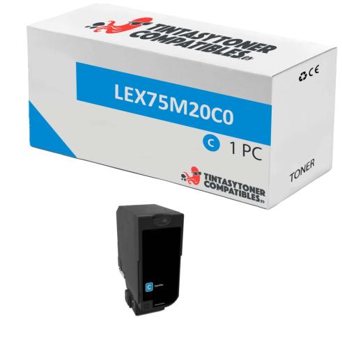 Compatível Lexmark 75M20C0 Ciano