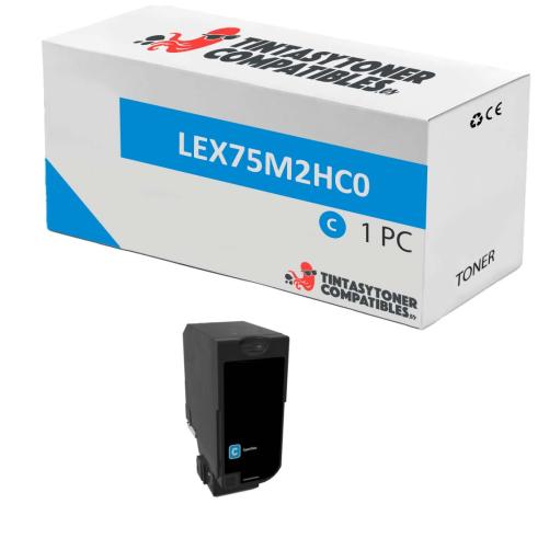 Compatível Lexmark 75M2HC0 Ciano