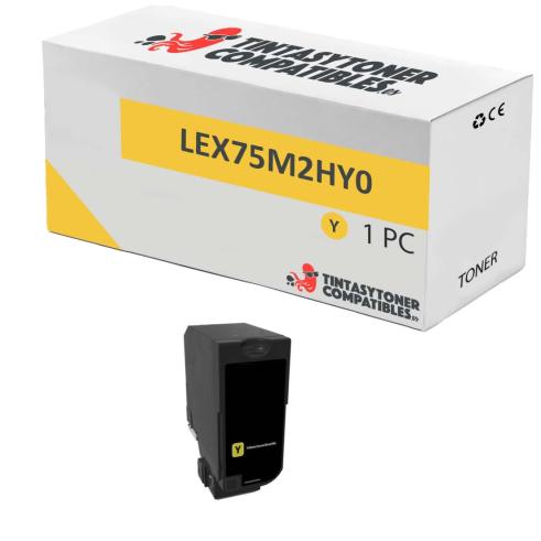 Compatível Lexmark 75M2HY0 Amarelo