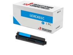 Compatível Lexmark C431 Ciano