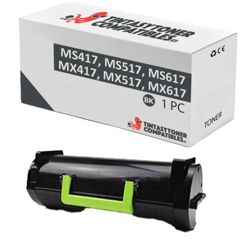 Compatível Lexmark MS417 / MS517 / MS617 / MX417 / MX517 / MX617 Preto
