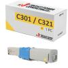 OKI C301 DN / C321 DN compatível com amarelo