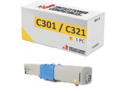 OKI C301 DN / C321 DN compatível com amarelo