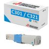 OKI C301 DN / C321 DN ciano compatível