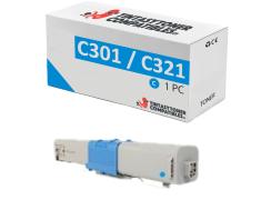 OKI C301 DN / C321 DN ciano compatível