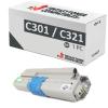 OKI C301 DN / C321 DN compatível com preto