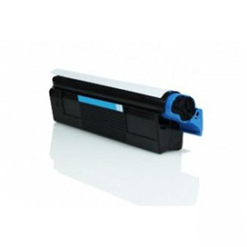 Compatível com OKI C3100 / C3200 / C5100 / C5200 / C5300 / C5400 / C5510 / C5540 Ciano