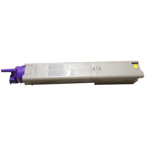 Compatível com OKI C3520 / C3530 / MC350 / MC360 Amarelo