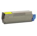 OKI C610 amarelo compatível
