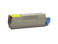 OKI C610 amarelo compatível