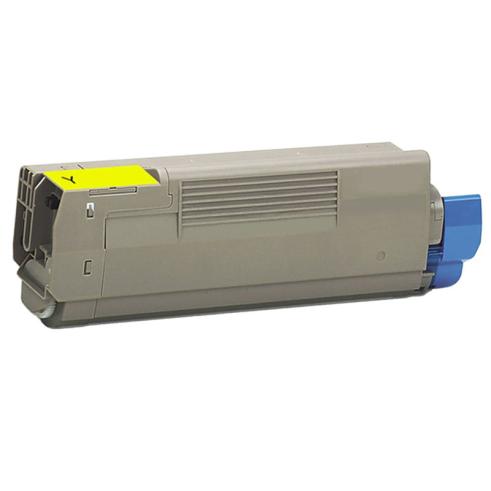 OKI C610 amarelo compatível