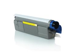 Compatível Oki C712 Amarelo