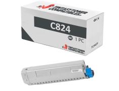 Compatível OKI C824 Preto