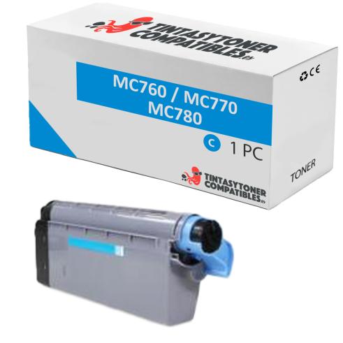 Compatível com OKI MC760 / MC770 / MC780 Ciano