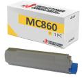 OKI MC860 amarelo compatível