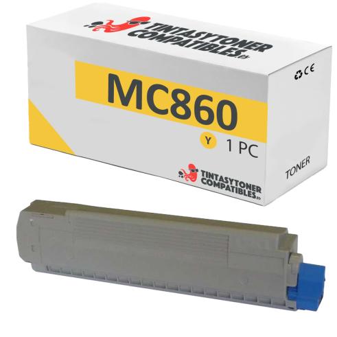 OKI MC860 amarelo compatível
