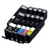 Pacote compatível 10 x CANON PGI 550 CLI 551