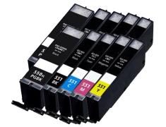 Pacote compatível 10 x CANON PGI 550 CLI 551
