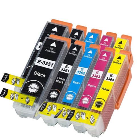 Compatível Pacote 10 x Epson T3351/T3361/2/3/4