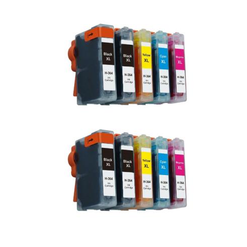 Compatível Pack 10 x HP 364XL (a granel)