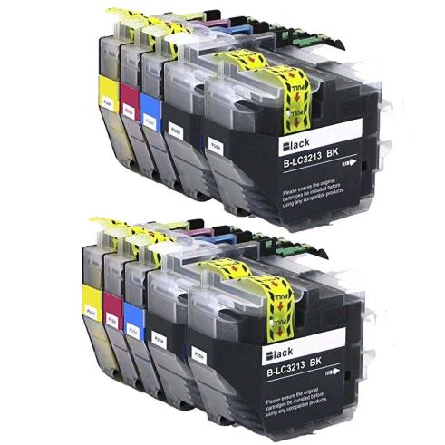 compatível Pack 10x Brother LC3213/LC3211XL (BULK)