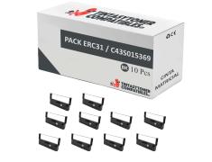 Compatível PACK 10X Fita EPSON ERC31 Preta para Matriz