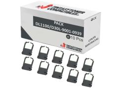 Compatíveis PACK 10X Cinta Matricial FUJITSU DL1100 Preto